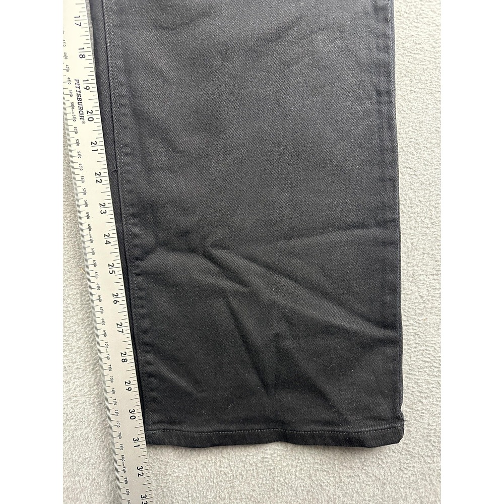 Cello Super High Rise Dad Jeans Juniors 11 Black Straight Leg Stretch Denim NWT - Picture 7 of 11